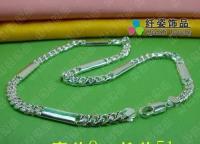 男士項鏈批發(fā)新風(fēng)尚 925銀單扣短管分段設(shè)計引領(lǐng)潮流
